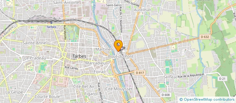 localisation de l'entreprise MADAME JUSTINE MARSAUDON  TARBES