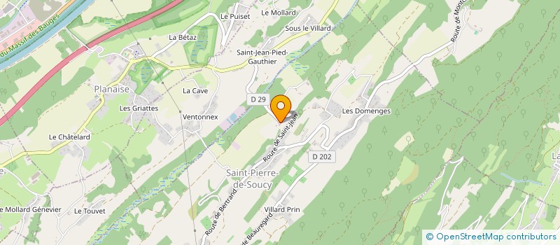 localisation de l'entreprise MADAME JUSTINE MARTIN  SAINT-PIERRE-DE-SOUCY