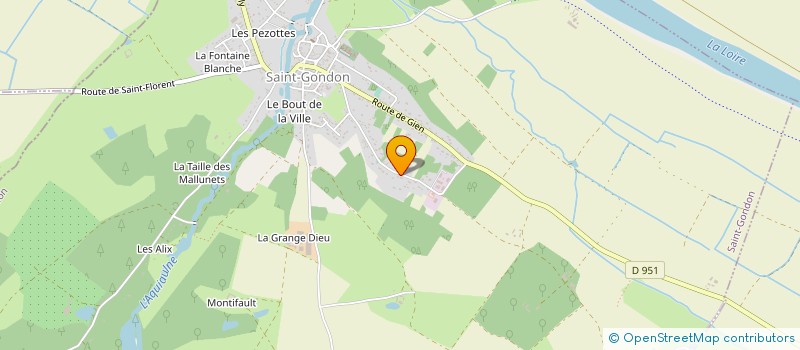 localisation de l'entreprise MADAME JUSTINE MARTIN à SAINT-GONDON