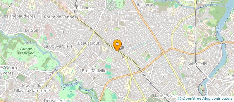 localisation de l'entreprise MADAME JUSTINE MARTIN à NANTES