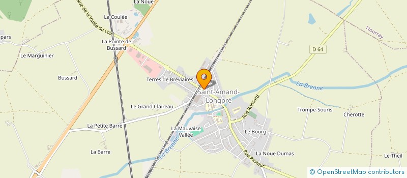 localisation de l'entreprise MADAME JUSTINE MARTINEAU  SAINT-AMAND-LONGPRE