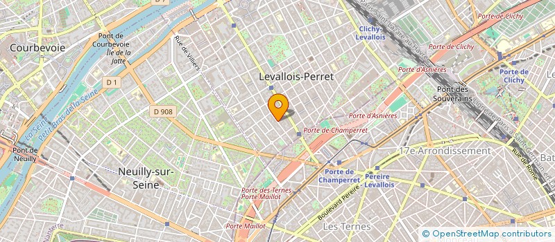 localisation de l'entreprise MADAME JUSTINE MARVANNE à LEVALLOIS-PERRET