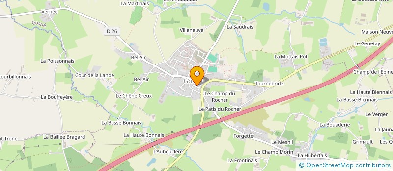 localisation de l'entreprise MADAME JUSTINE MASCARTE  GOSNE