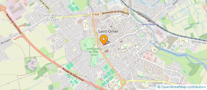 localisation de l'entreprise MADAME JUSTINE MASSEMIN à SAINT-OMER