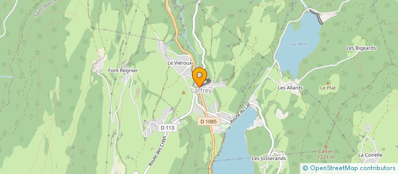 localisation de l'entreprise MADAME JUSTINE MASSONNEAU  LAFFREY