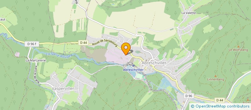 localisation de l'entreprise MADAME JUSTINE MATHIS  ABRESCHVILLER