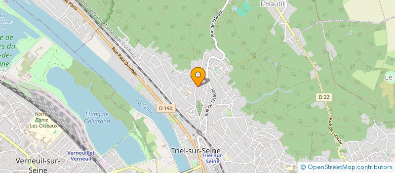 localisation de l'entreprise MADAME JUSTINE MATHON  TRIEL-SUR-SEINE