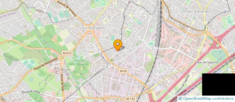 localisation de l'entreprise MADAME JUSTINE MATTEUDI à MONTPELLIER