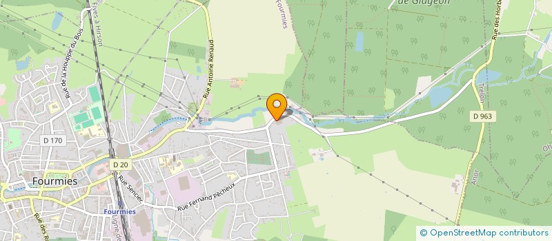 localisation de l'entreprise MADAME JUSTINE MAZY  FOURMIES