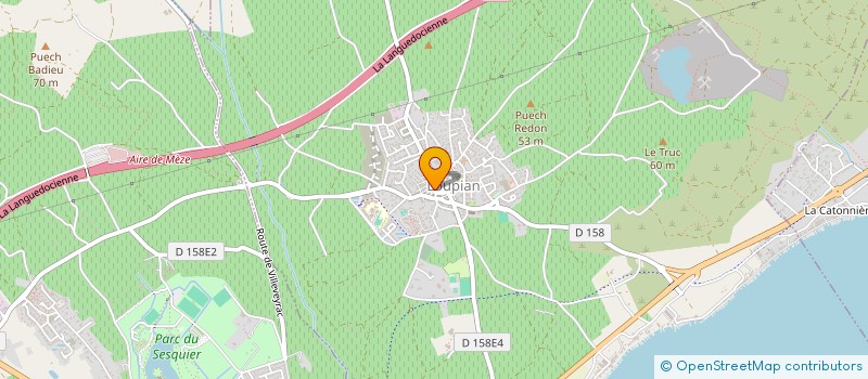 localisation de l'entreprise MADAME JUSTINE MEMMA  LOUPIAN