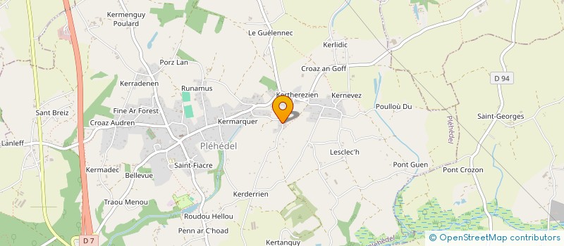 localisation de l'entreprise MADAME JUSTINE MERRIEN  LANGUEUX