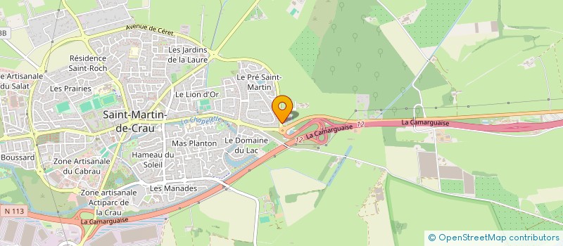 localisation de l'entreprise MADAME JUSTINE MESSINA à SAINT MARTIN DE CRAU