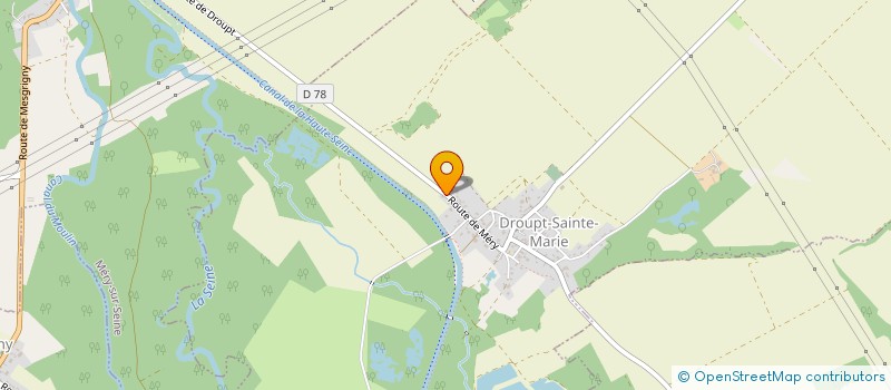 localisation de l'entreprise MADAME JUSTINE MEYNARD  DROUPT-SAINTE-MARIE