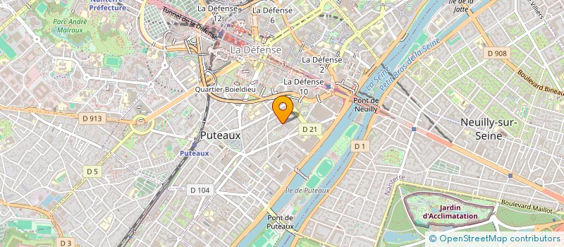 localisation de l'entreprise MADAME JUSTINE MICHEL à PUTEAUX