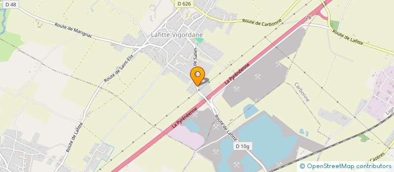 localisation de l'entreprise MADAME JUSTINE MIQUEL  ARGELES-GAZOST