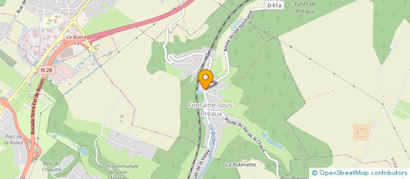 localisation de l'entreprise MADAME JUSTINE MOIGNET  FONTAINE-SOUS-PREAUX