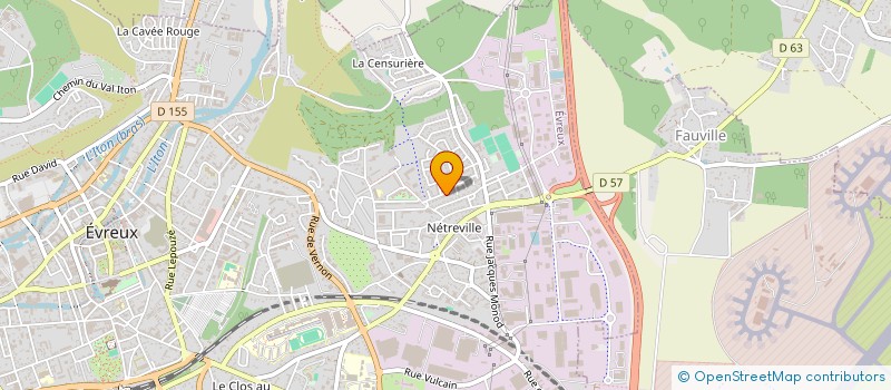 localisation de l'entreprise MADAME JUSTINE MOINEAULT à EVREUX