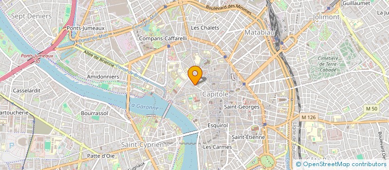 localisation de l'entreprise MADAME JUSTINE MOLLEDA  TOULOUSE