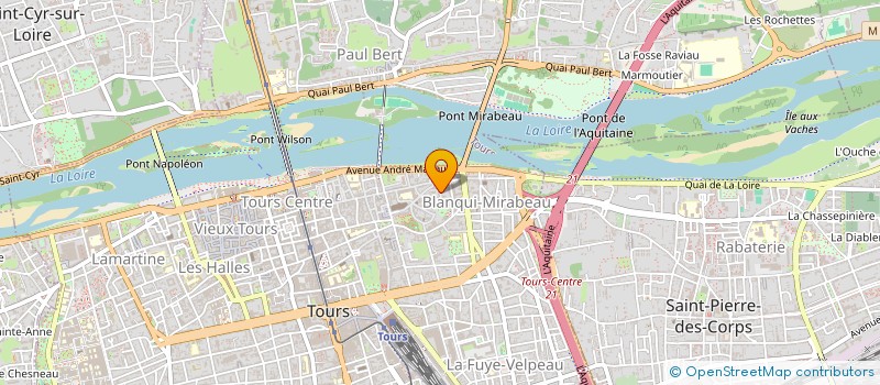 localisation de l'entreprise MADAME JUSTINE MONNE  TOURS