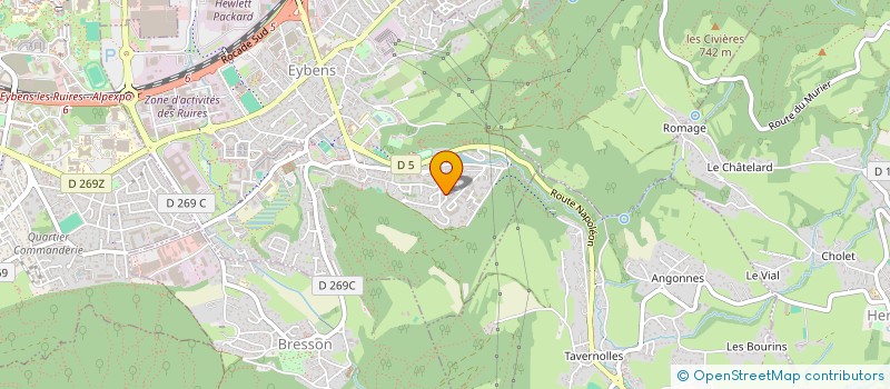 localisation de l'entreprise MADAME JUSTINE MONS à GRENOBLE