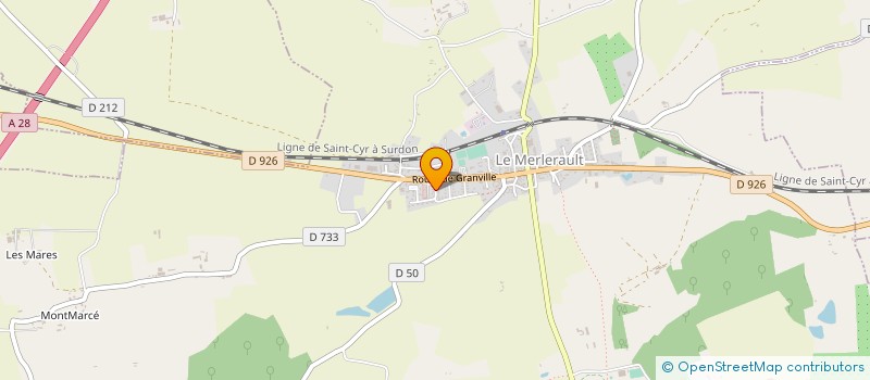 localisation de l'entreprise MADAME JUSTINE MONTAIGNE à ATHIS-VAL DE ROUVRE