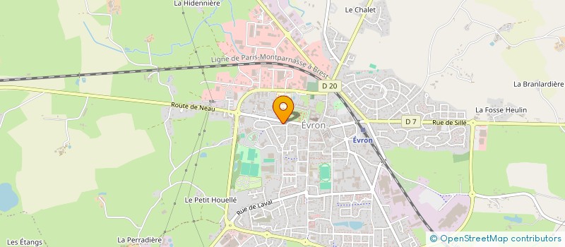 localisation de l'entreprise MADAME JUSTINE MORAND  EVRON