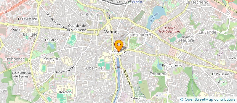 localisation de l'entreprise MADAME JUSTINE MORVAN à VANNES