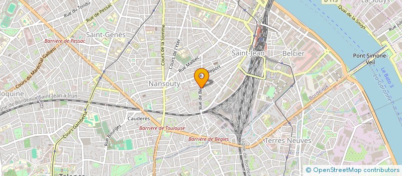 localisation de l'entreprise MADAME JUSTINE MOUHE  BORDEAUX