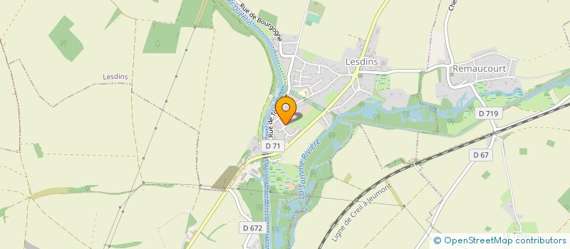 localisation de l'entreprise MADAME JUSTINE MOURI  LESDINS