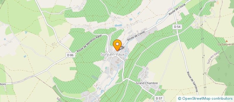 localisation de l'entreprise MADAME JUSTINE MULLOT  BOULLERET