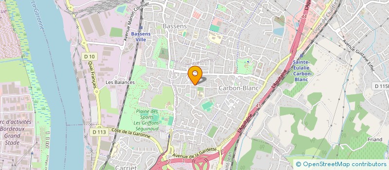 localisation de l'entreprise MADAME JUSTINE MUTOMBO  CARBON-BLANC