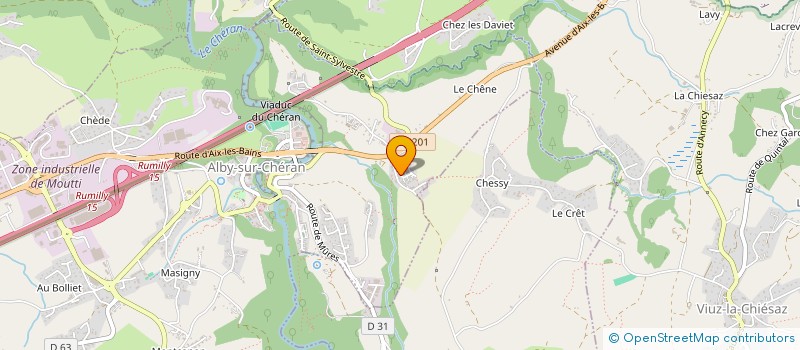 localisation de l'entreprise MADAME JUSTINE NAVET  ALBY-SUR-CHERAN