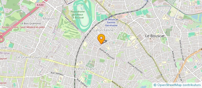 localisation de l'entreprise MADAME JUSTINE NGANDEU NAWE à LE BOUSCAT