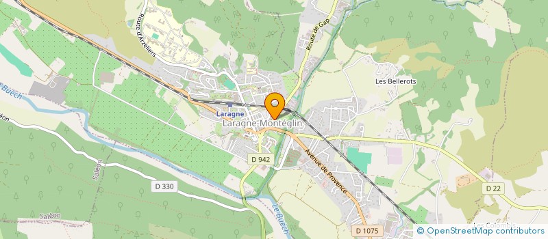 localisation de l'entreprise MADAME JUSTINE NICOLLIN  LARAGNE-MONTEGLIN