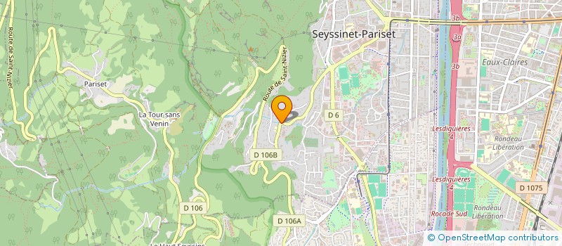 localisation de l'entreprise MADAME JUSTINE NIEDERLAENDER  SEYSSINET-PARISET