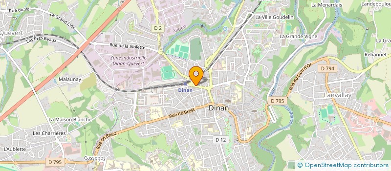 localisation de l'entreprise MADAME JUSTINE NIOGRET à DINAN