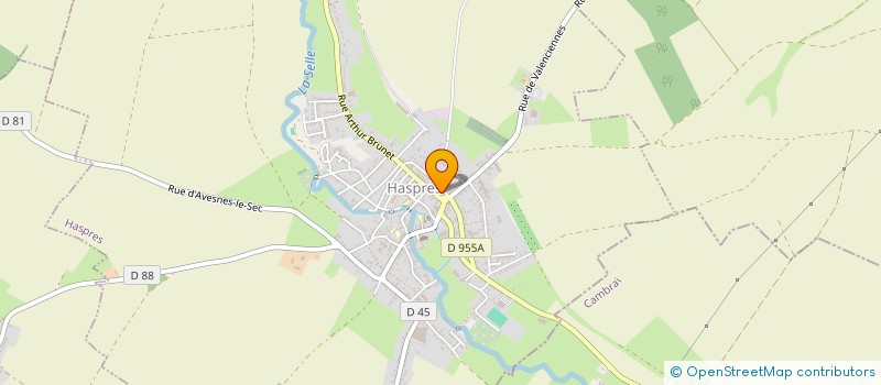 localisation de l'entreprise MADAME JUSTINE NOGUEIRA GONCALVES  HASPRES