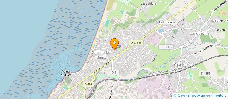 localisation de l'entreprise MADAME JUSTINE OGER  DONVILLE-LES-BAINS