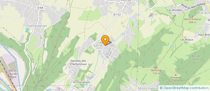 localisation de l'entreprise MADAME JUSTINE OLIGER à JARRIE