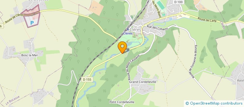 localisation de l'entreprise MADAME JUSTINE ONNO  CLERES