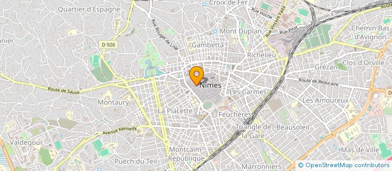 localisation de l'entreprise MADAME JUSTINE OVANESSIAN à MONTPELLIER