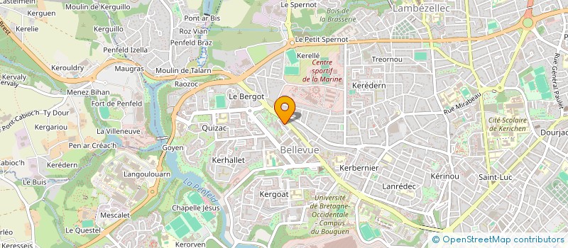 localisation de l'entreprise MADAME JUSTINE PATOUX à BREST
