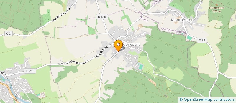 localisation de l'entreprise MADAME JUSTINE PAUVERT  VANDONCOURT