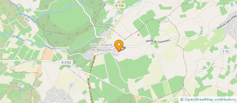 localisation de l'entreprise MADAME JUSTINE PECOUL  ASPERES