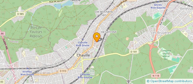 localisation de l'entreprise MADAME JUSTINE PEINADO BENITO à CHAVILLE