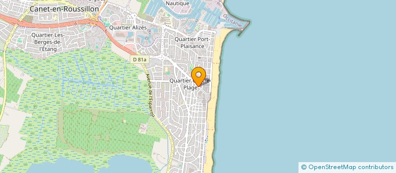 localisation de l'entreprise MADAME JUSTINE PEPIOT  CANET-EN-ROUSSILLON