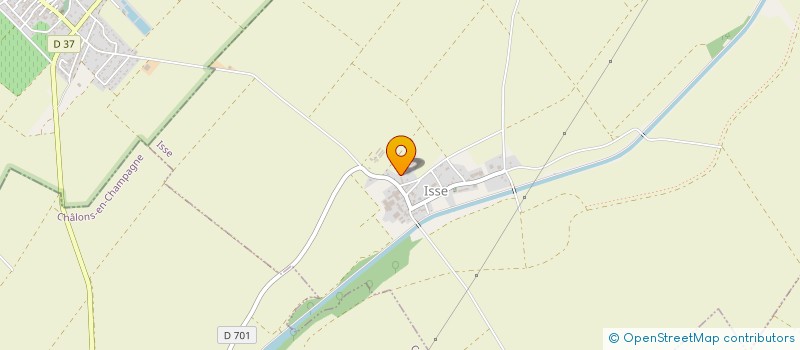 localisation de l'entreprise MADAME JUSTINE PERIN  ISSE