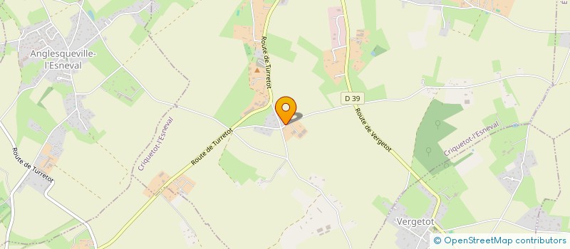 localisation de l'entreprise MADAME JUSTINE PETIT  CRIQUETOT-L'ESNEVAL