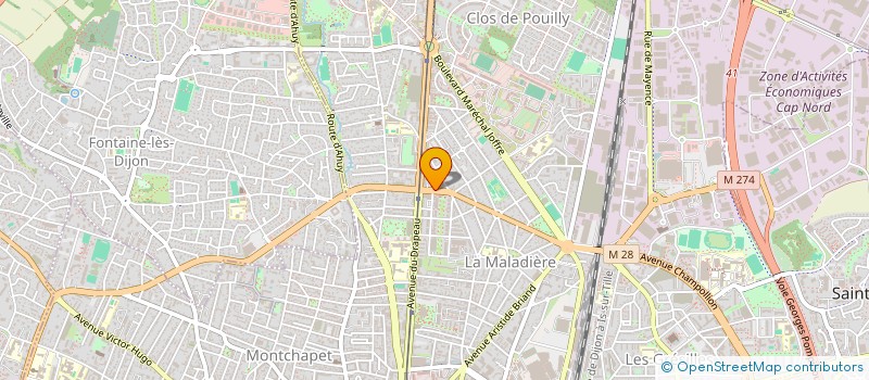 localisation de l'entreprise MADAME JUSTINE PETRY  DIJON