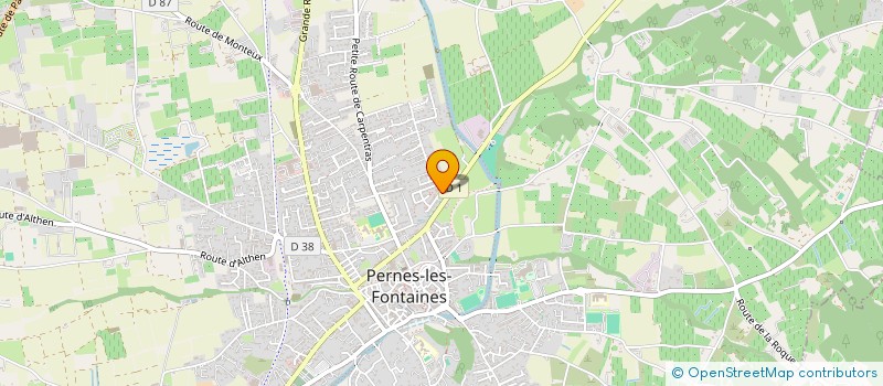 localisation de l'entreprise MADAME JUSTINE PIC  PERNES-LES-FONTAINES
